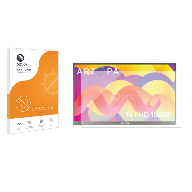 Optic+ Anti-Glare Screen Protector for ARZOPA 14" Portable Monitor