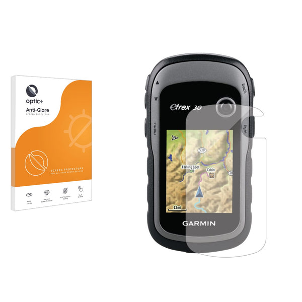 Optic+ Anti-Glare Screen Protector for Garmin eTrex 20