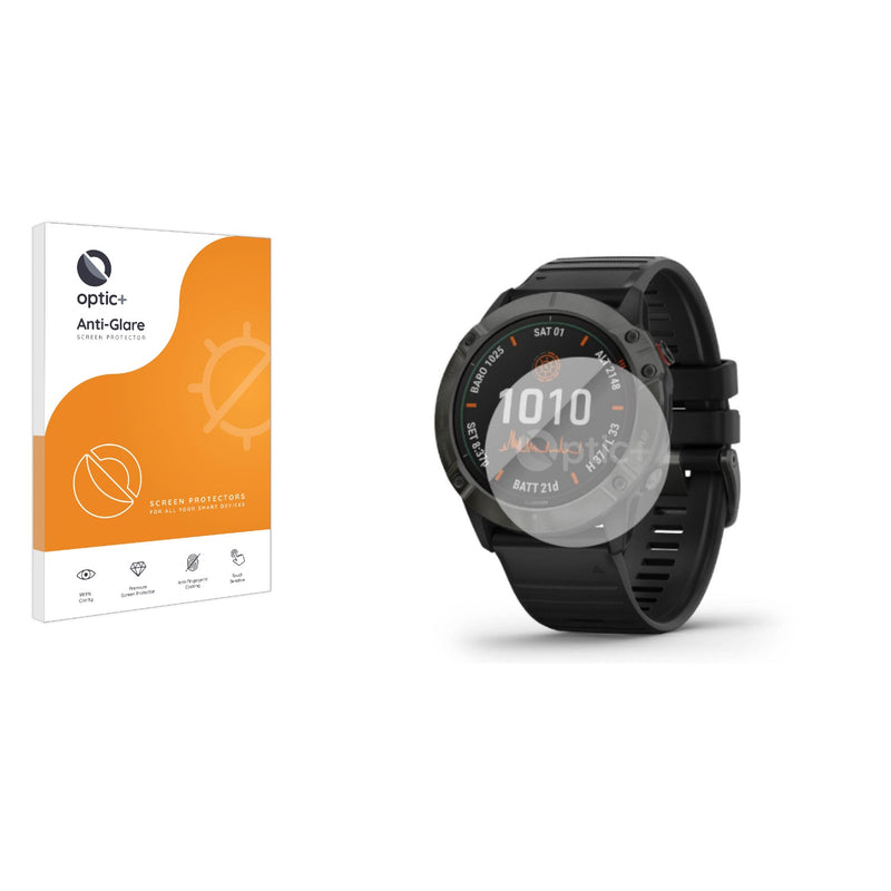 Optic+ Anti-Glare Screen Protector for Garmin Fenix 6X Pro