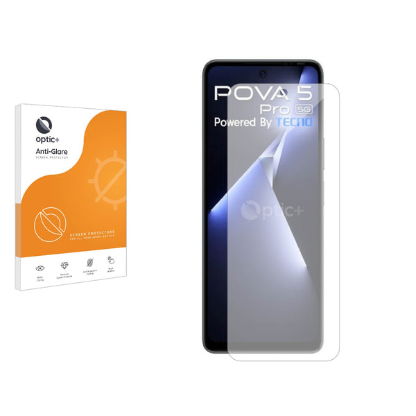 Optic+ Anti-Glare Screen Protector for Tecno Pova 5