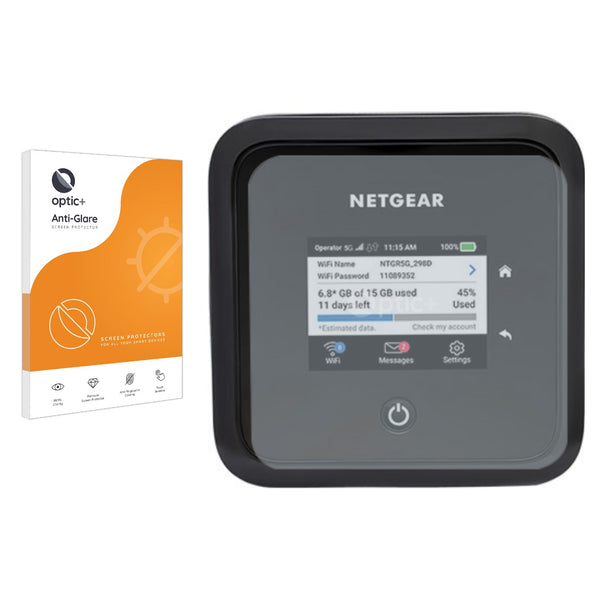 Optic+ Anti-Glare Screen Protector for Netgear Nighthawk M5