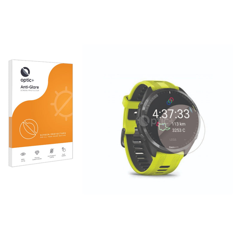 Optic+ Anti-Glare Screen Protector for Garmin Forerunner 965