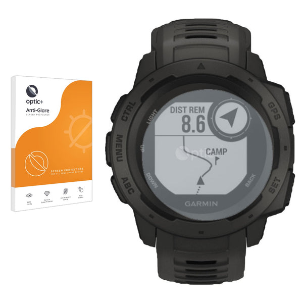 Optic+ Anti-Glare Screen Protector for Garmin Instinct Solar