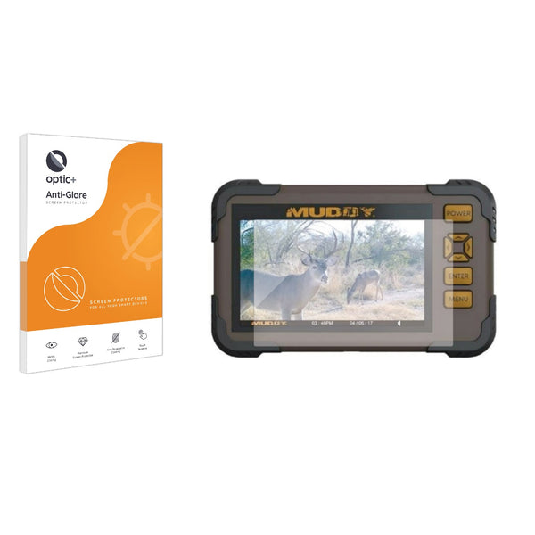 Optic+ Anti-Glare Screen Protector for Muddy Outdoors 4.3" SD Card Viewer