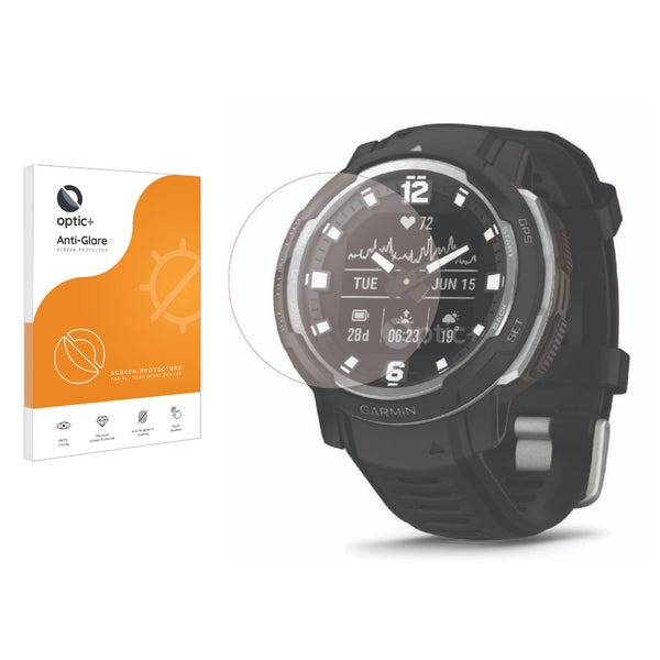 Optic+ Anti-Glare Screen Protector for Garmin Instinct Crossover Solar