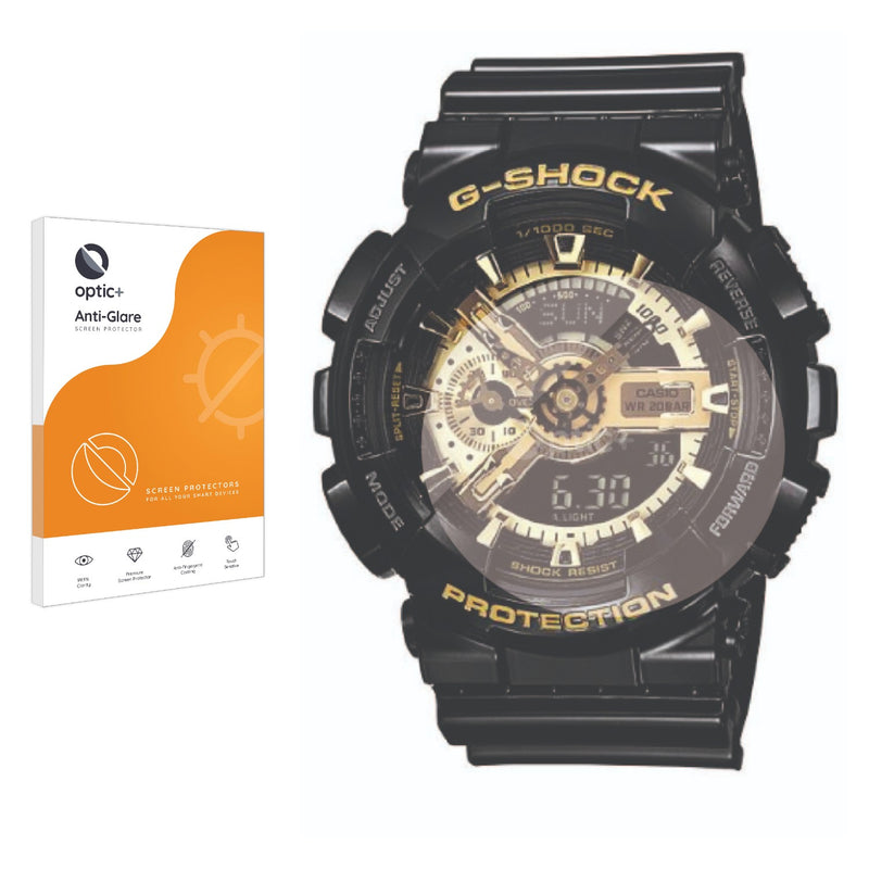 Optic+ Anti-Glare Screen Protector for Casio G-Shock GA-110GB-1A