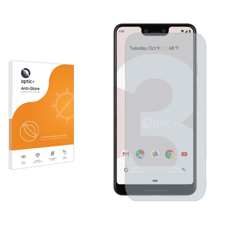 Optic+ Anti-Glare Screen Protector for Google Pixel 3 XL