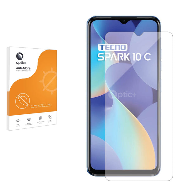 Optic+ Anti-Glare Screen Protector for Tecno Spark 10C