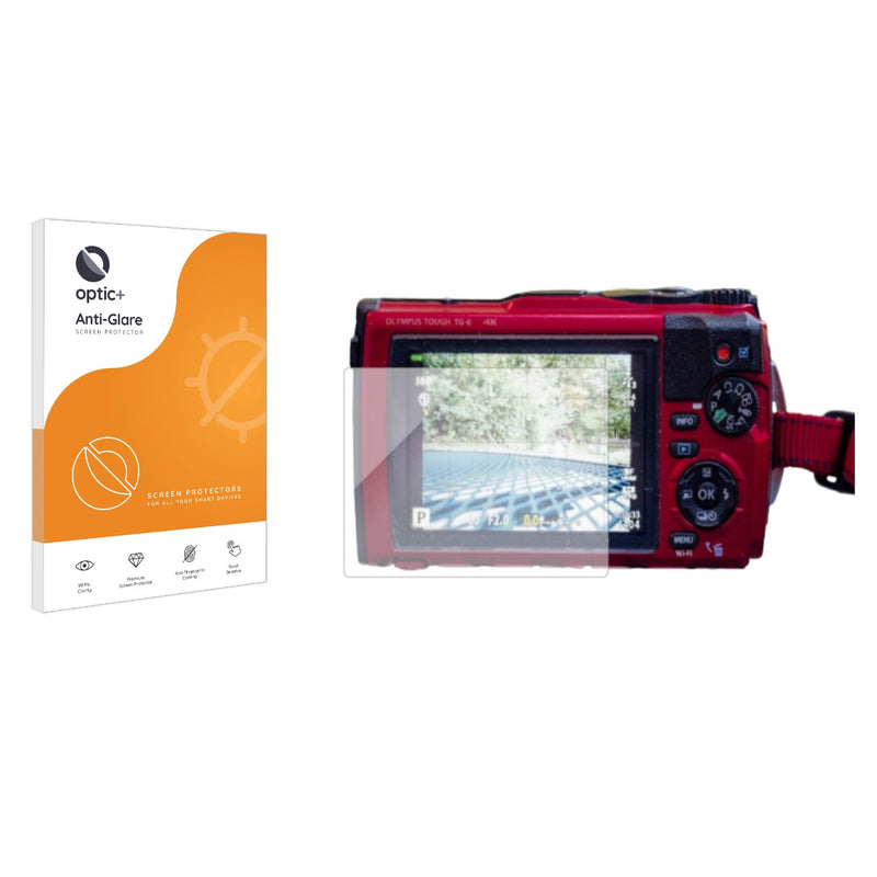 Optic+ Anti-Glare Screen Protector for Olympus Tough TG-7