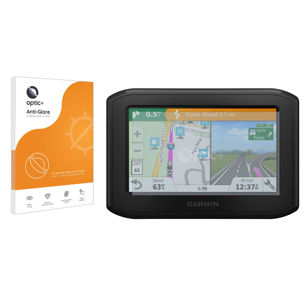 Optic+ Anti-Glare Screen Protector for Garmin zumo 396 LMT-S