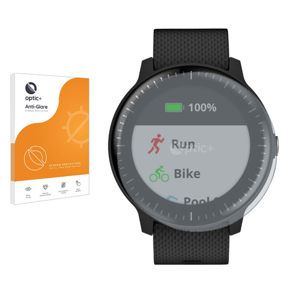 Optic+ Anti-Glare Screen Protector for Garmin Vivoactive 3 Music