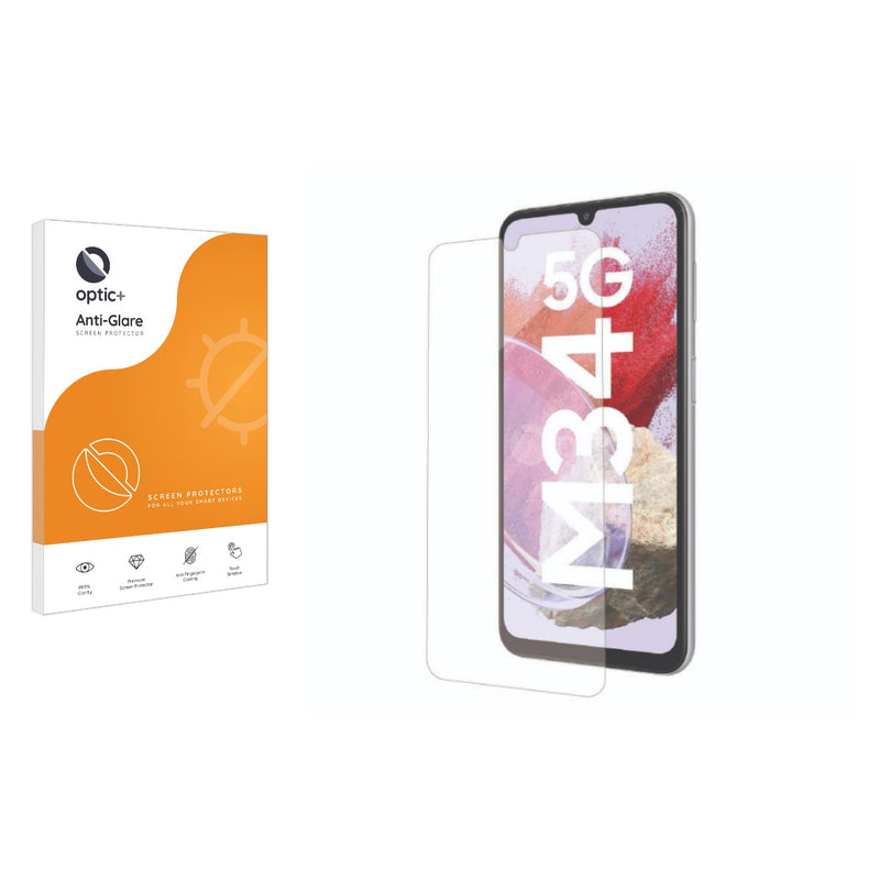 Optic+ Anti-Glare Screen Protector for Samsung Galaxy M34