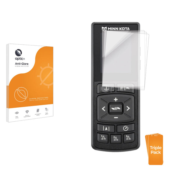 3-pack of Anti-Glare Screen Protectors for Minn-Kota Advanced GPS