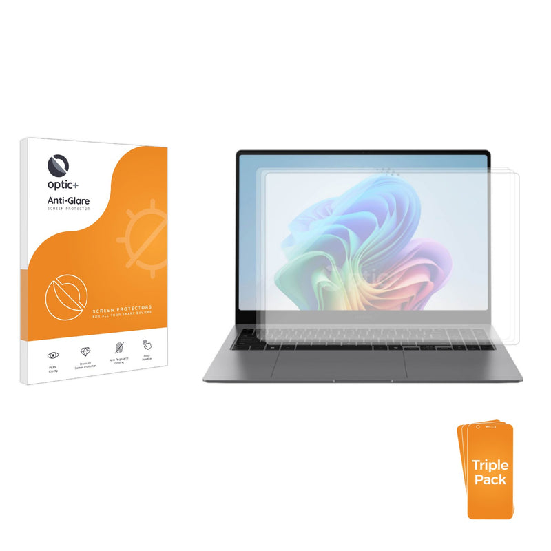 3-pack of Anti-Glare Screen Protectors for Samsung Galaxy Book5 Pro 16