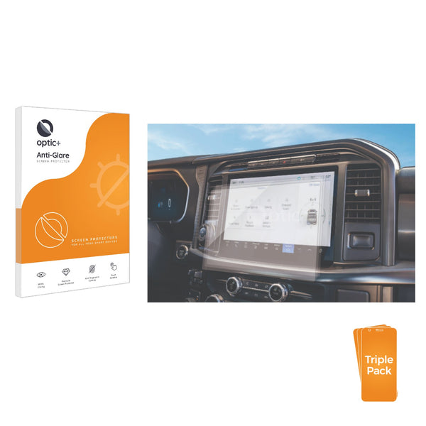 3-pack of Anti-Glare Screen Protectors for Ford F-150 Platinum 12" Infotainment (2024-2025)