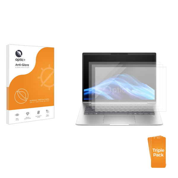 3-pack of Anti-Glare Screen Protectors for HP EliteBook 6 G1a 14"