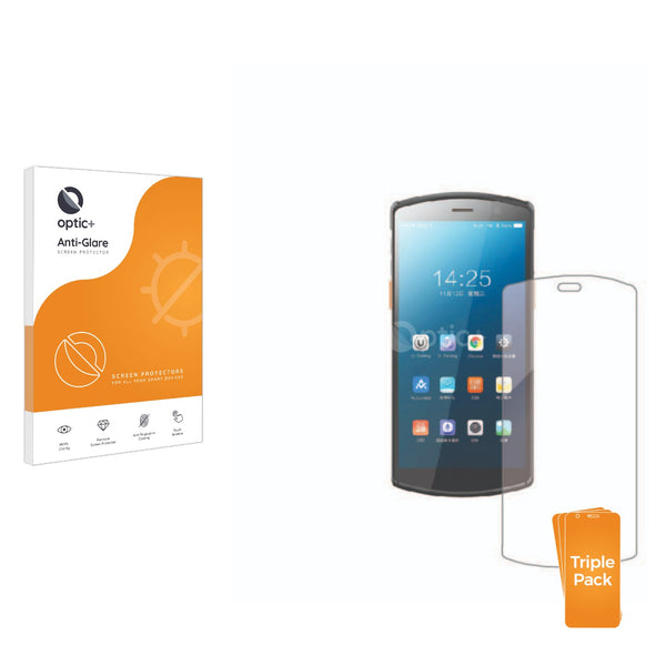 3pk Optic+ Anti-Glare Screen Protectors for Urovo DT50