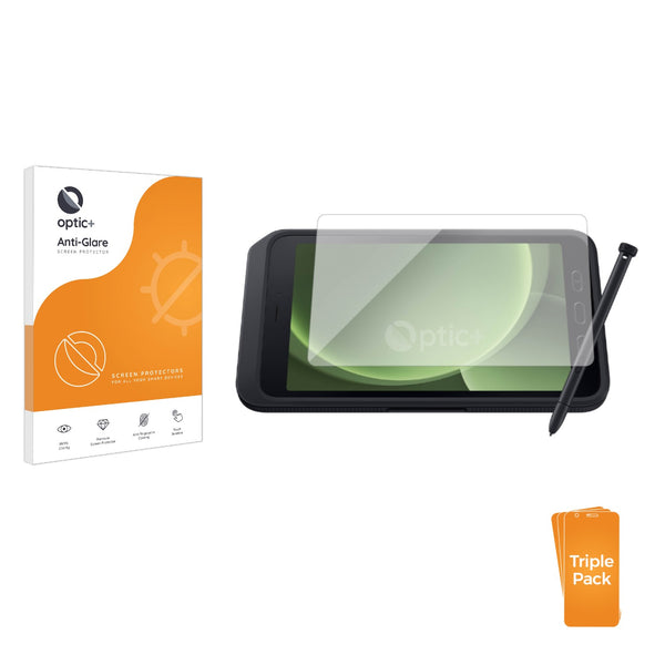 3pk Optic+ Anti-Glare Screen Protectors for Samsung Galaxy Tab Active5