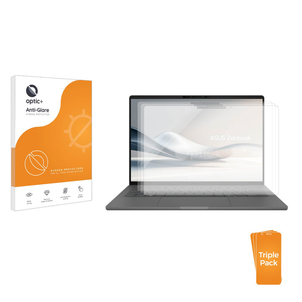 3-pack of Anti-Glare Screen Protectors for ASUS ZenBook A14 UX3407