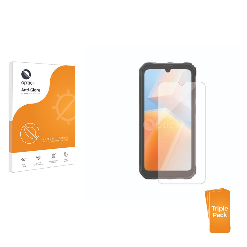 3pk Optic+ Anti-Glare Screen Protectors for Blackview Oscal S70 Pro