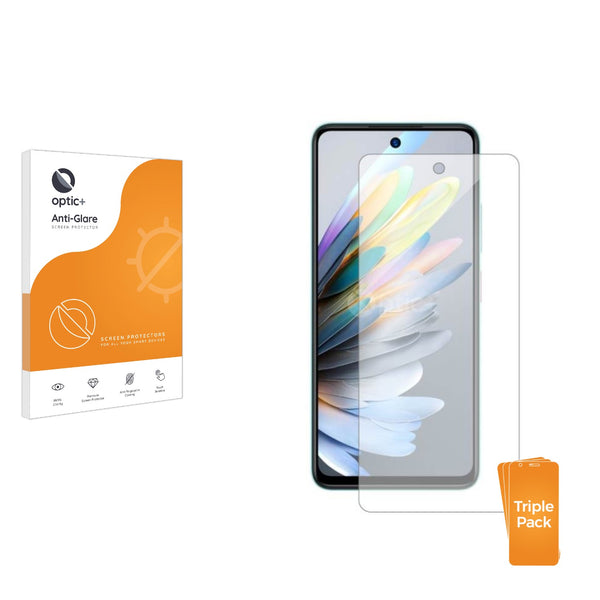 3-pack of Anti-Glare Screen Protectors for ZTE Blade A75