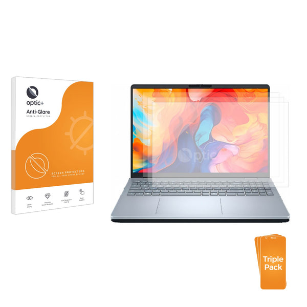 3-pack of Anti-Glare Screen Protectors for Dell 16 Laptop