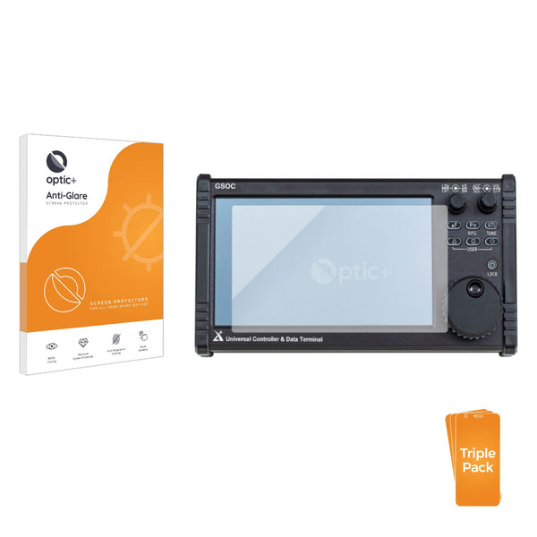 3pk Optic+ Anti-Glare Screen Protectors for Xiegu GSOC Universal Controller