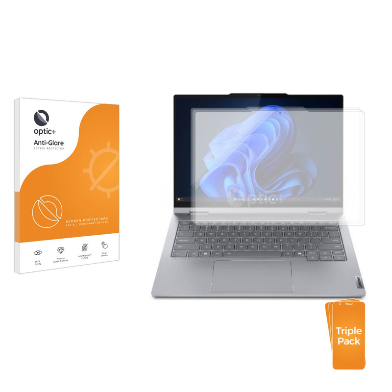 3-pack of Anti-Glare Screen Protectors for Lenovo ThinkBook 14 2-in-1 Gen 5