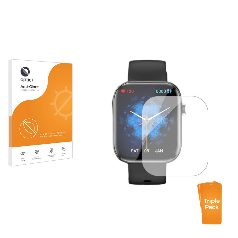 3-pack of Anti-Glare Screen Protectors for Sytifro Smartwatch 1.93"