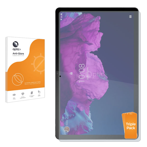 3pk Optic+ Anti-Glare Screen Protectors for Lenovo Tab P11