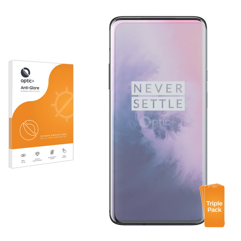 3pk Optic+ Anti-Glare Screen Protectors for OnePlus 7 Pro