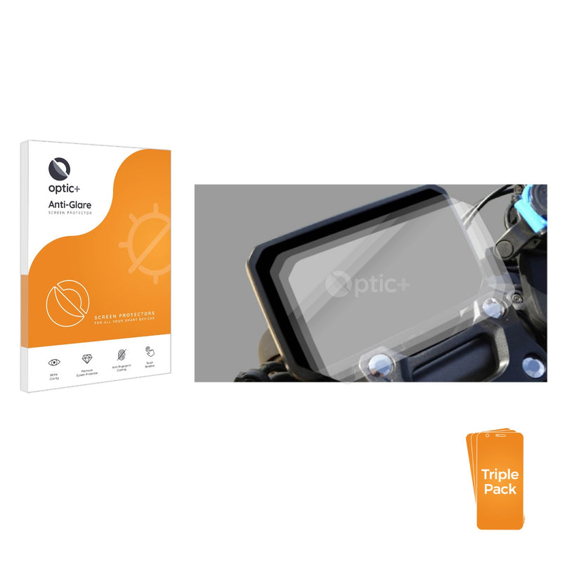3-pack of Anti-Glare Screen Protectors for Honda CB650R TFT Display 2025