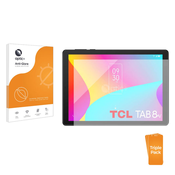 3pk Optic+ Anti-Glare Screen Protectors for TCL Tab 8V