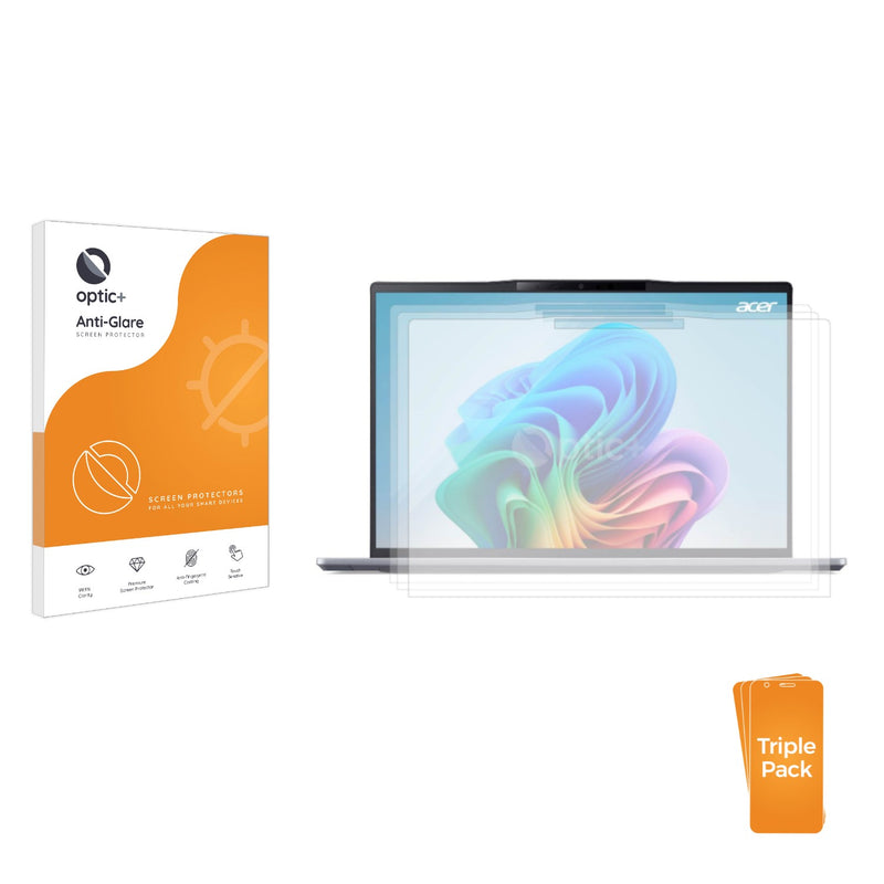 3-pack of Anti-Glare Screen Protectors for Acer Swift Go 14 AI