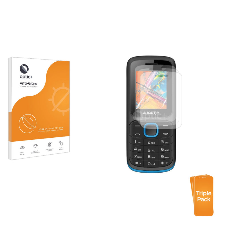 3-pack of Anti-Glare Screen Protectors for Aligator D210