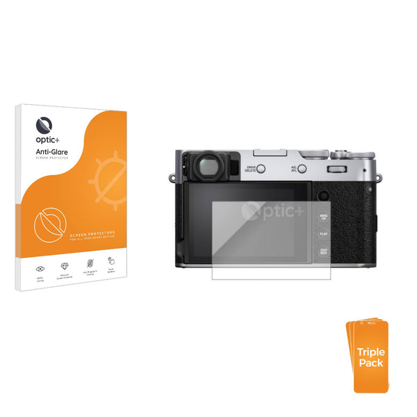 3pk Optic+ Anti-Glare Screen Protectors for FujiFilm X100V