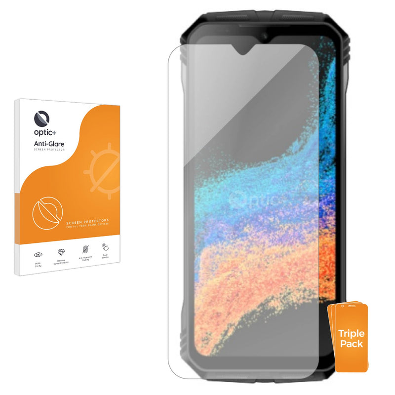 3pk Optic+ Anti-Glare Screen Protectors for Doogee V Max