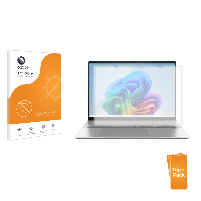 3-pack of Anti-Glare Screen Protectors for ASUS Vivobook S16 S3607