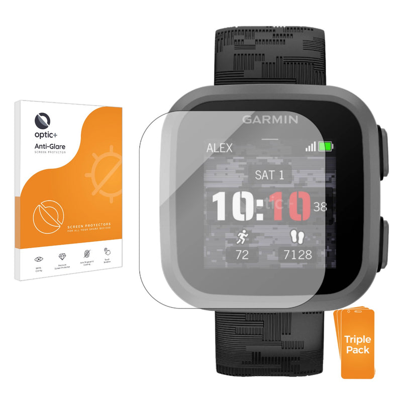 3pk Optic+ Anti-Glare Screen Protectors for Garmin Bounce