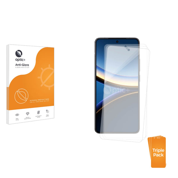 3-pack of Anti-Glare Screen Protectors for Xiaomi Poco F7 Ultra