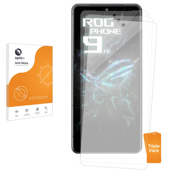 3-pack of Anti-Glare Screen Protectors for ASUS ROG Phone 9 FE