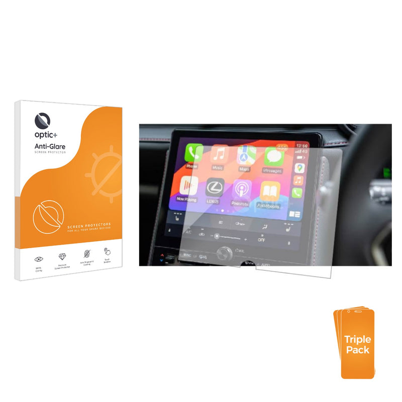 3-pack of Anti-Glare Screen Protectors for Lexus LBX 2024