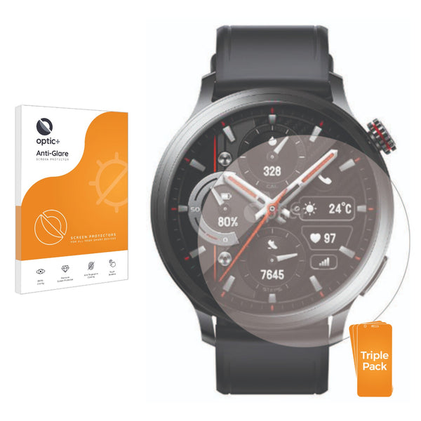 3pk Optic+ Anti-Glare Screen Protectors for Honor Watch 4 Pro