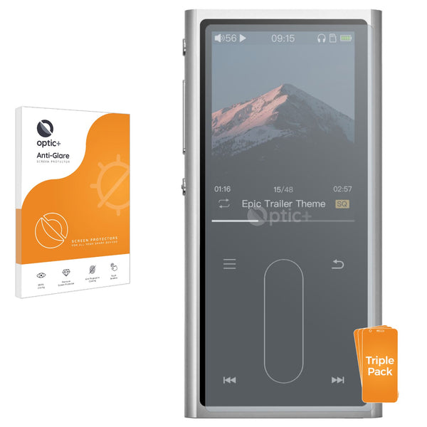 3pk Optic+ Anti-Glare Screen Protectors for FiiO M3K