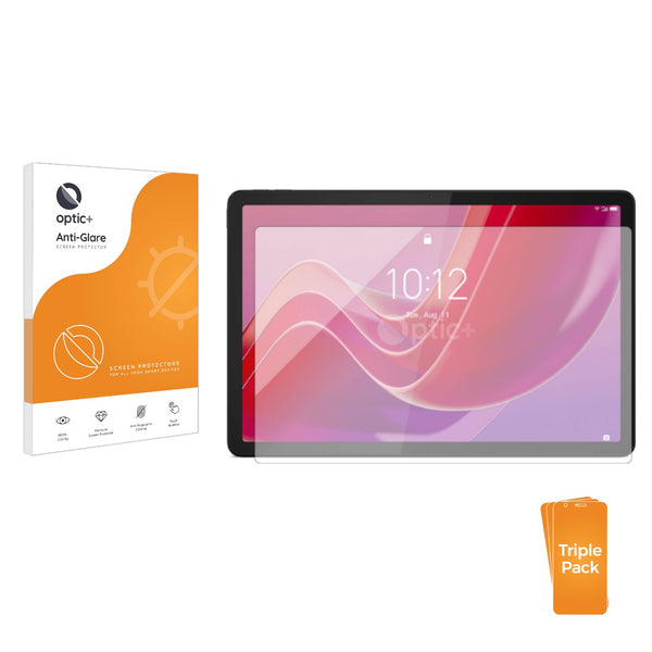 3pk Optic+ Anti-Glare Screen Protectors for Lenovo Tab M11