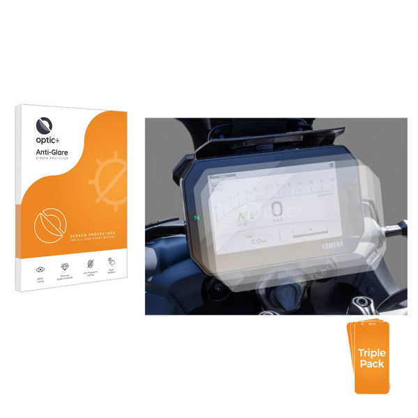 3-pack of Anti-Glare Screen Protectors for  Yamaha Tracer 9 GT 2025