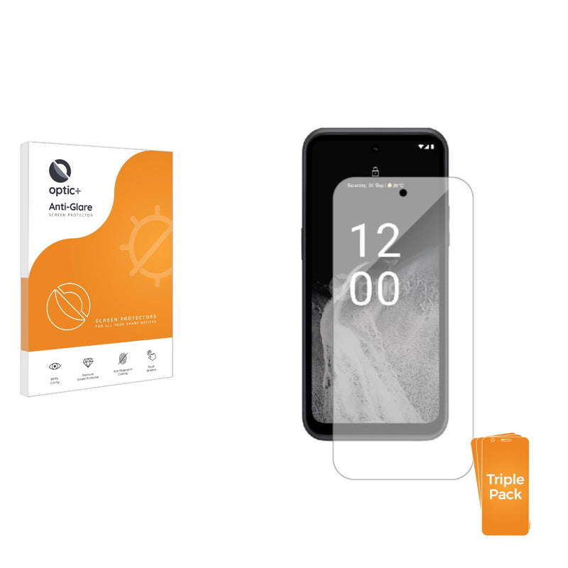 3-pack of Anti-Glare Screen Protectors for Nokia XR21 Limited Edition