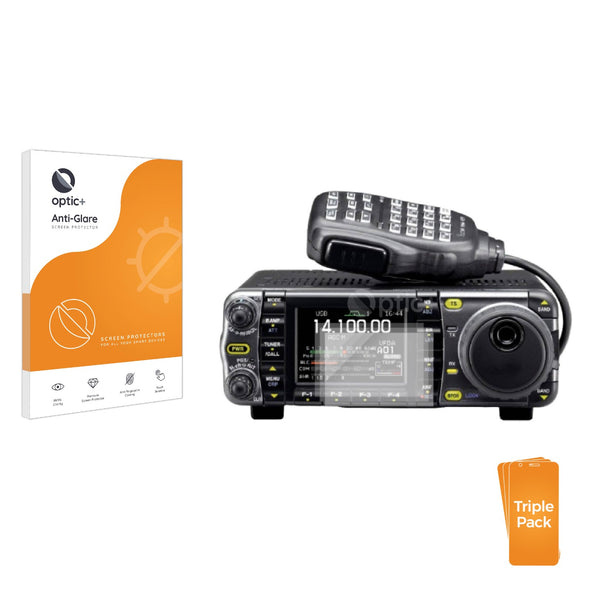 3-pack of Anti-Glare Screen Protectors for Icom IC-7000