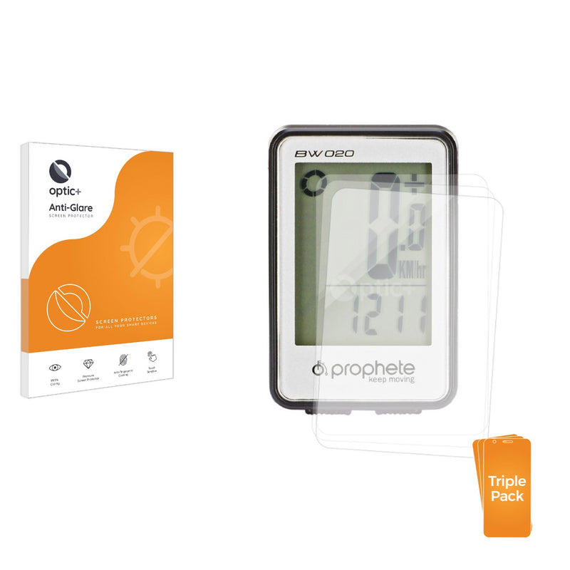 3-pack of Anti-Glare Screen Protectors for Prophete BW 020