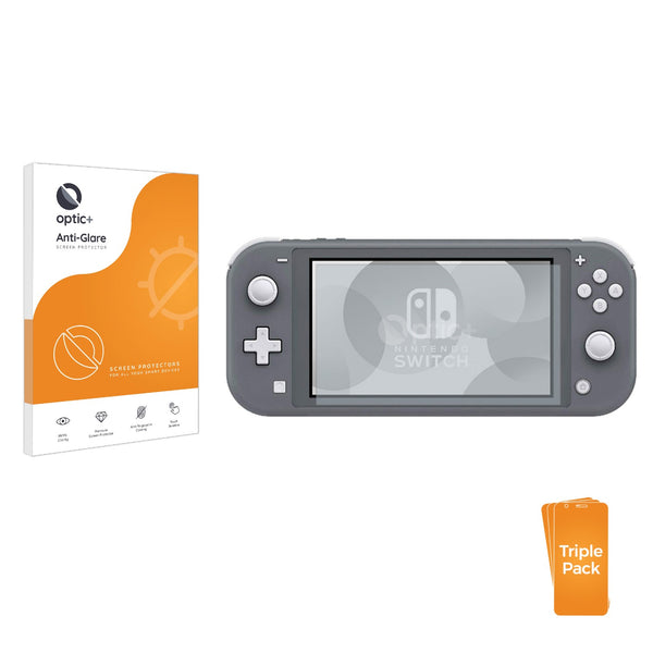 3pk Optic+ Anti-Glare Screen Protectors for Nintendo Switch Lite